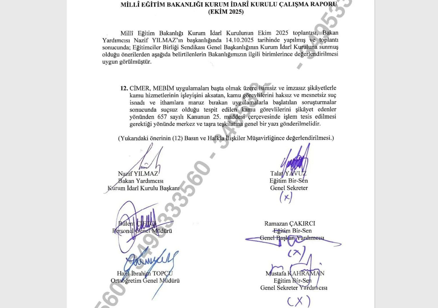 Milli Eğitim Bakanlığı Basın ve Halkla İlişkiler Müşaviri Yılmaz Güney