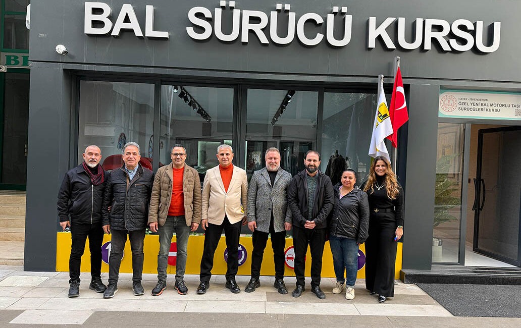 İGC’DEN ‘BAL’ GİBİ ZİYARET BAL Sürücü Kursu Sahibi Tuncer’den İskenderun Gazeteciler Cemiyeti’ne Ev Sahipliği