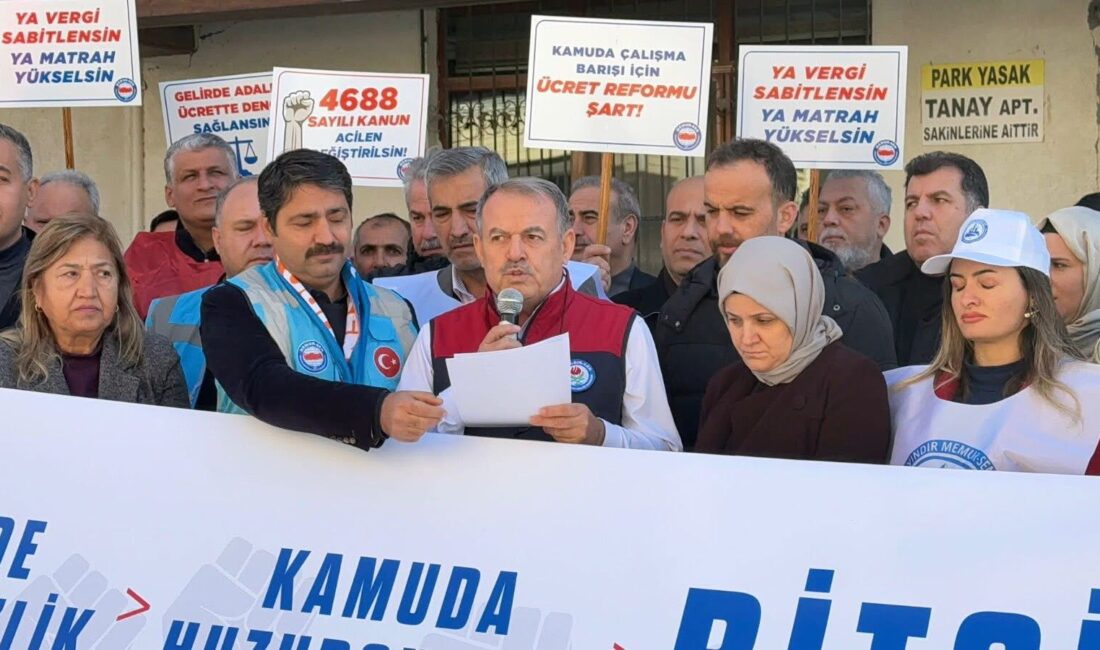 Eğitim Bir-Sen Hatay Şube Başkanı İsmail Bayrakdar, 2026 yılının memurlar