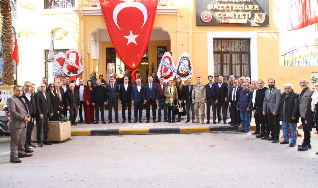 İSKENDERUN’DA 10 OCAK ÇALIŞAN GAZETECİLER GÜNÜ COŞKUYLA KUTLANDI 10 Ocak Çalışan Gazeteciler Günü dolayısıyla İskenderun Gazeteciler Cemiyeti tarafından
