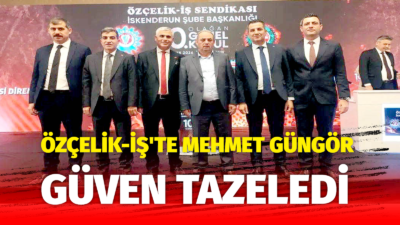 Özçelik-İş Sendikası İskenderun Şubesinin 10. Genel kurulu tek listeyle gidilen