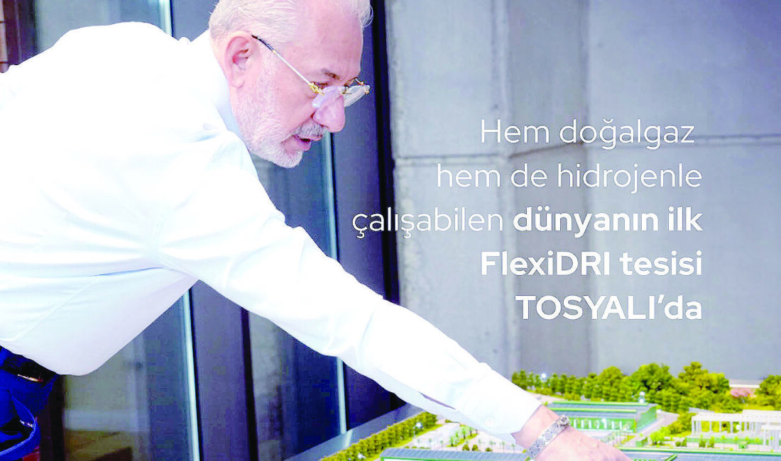 TOSYALI DÜNYA TİCARİ ÜRETİMDE BİR İLKİ DAHA BAŞARDI Tosyalı Holding bünyesindeki Tosyalı Algérie’nin devreye aldığı ikinci DRI tesisi,