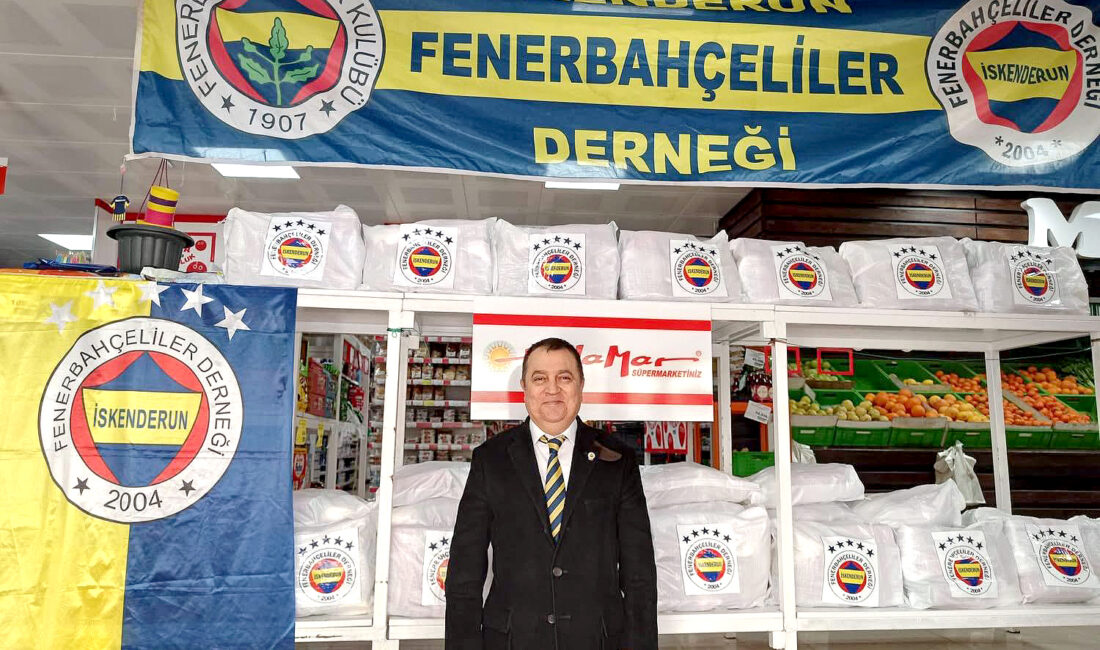 İskenderun Fenerbahçeliler Derneği’nden Ramazan’da Örnek Dayanışma Hatay’ın İskenderun ilçesinde faaliyet gösteren İskenderun Fenerbahçeliler Derneği, Ramazan ayında