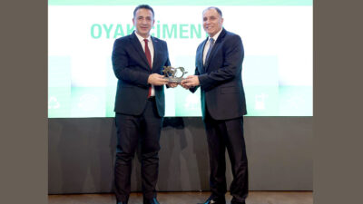 OYAK Çimento, InBusiness Dergisi tarafından düzenlenen “Sürdürülebilirlik Liderleri Ödülleri”nde, çevre