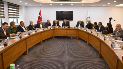 Hatay genelindeki oda ve borsa başkanlarının katılımıyla oluşturulan Hatay İş