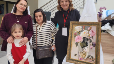 Hatay Büyükşehir Belediyesi (Hatmek), resim bölümü kursiyerlerinin sergisi İskenderun Millet