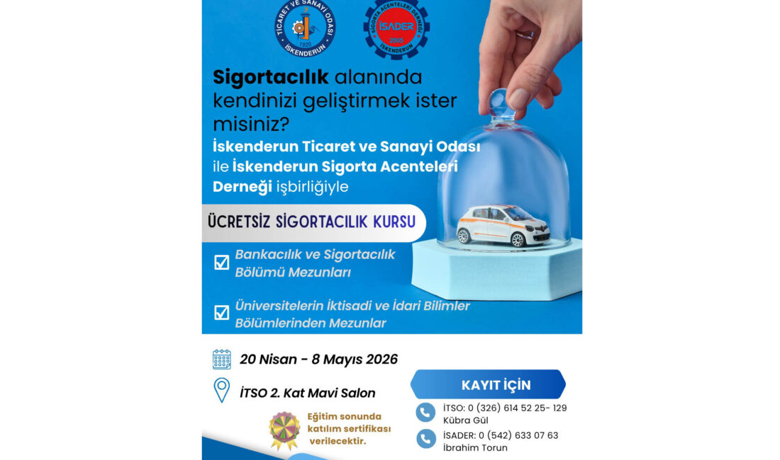 İTSO İSADER İŞBİRLİĞİ İLE SİGORTACILIK KURSU DÜZENLENİYOR İTSO 18.Meslek Grubu ve İSADER İşbirliği ile Sigortacılık Eğitimi Düzenleniyor