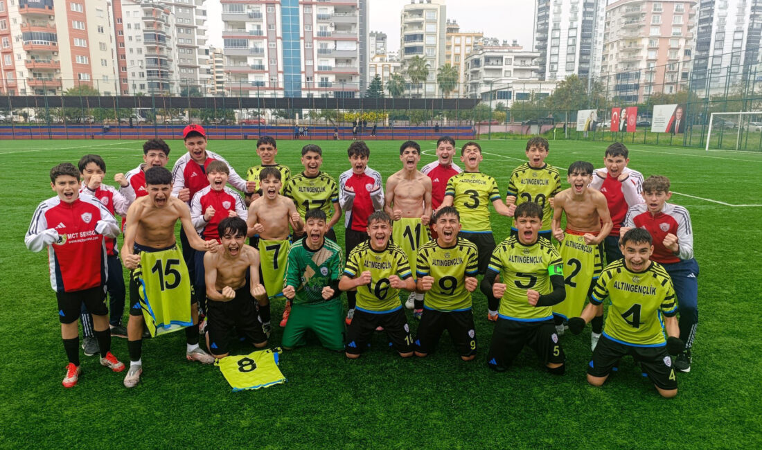 MCT TECHNİC ALTIN GENÇLİK SPOR KULÜBÜ BÖLGE ŞAMPİYONU OLDU Arsuz MCT Technic Altın Gençlik SK u-14 futbol takımı sırası