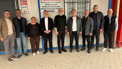 İskenderun Gazeteciler Cemiyeti Başkanı Diyap Atar, Yönetim Kurulu ve üyeleri