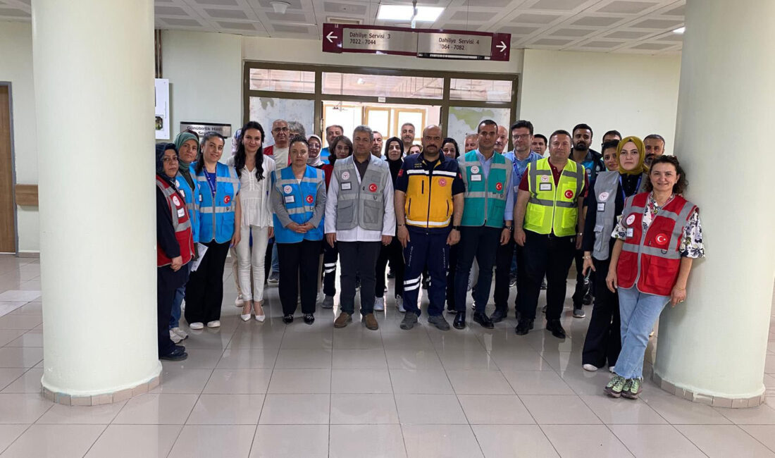 İskenderun Devlet Hastanesi, olası afet ve acil durumlara karşı hazırlıklarını