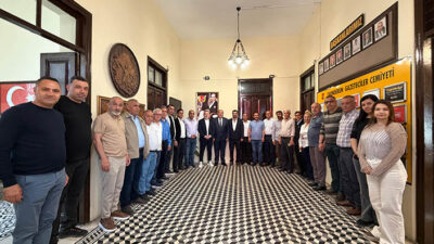 İSKENDERUN MAHALLE MUHTARLARI DERNEĞİ’NİN YENİ YÖNETİMİNDEN İSKENDERUN GAZETECİLER CEMİYETİ’NE ZİYARET