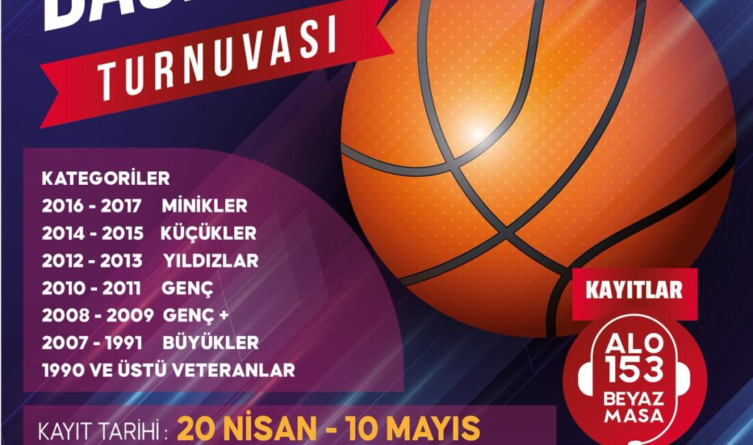 HBB’DEN HER YAŞA BASKETBOL TURNUVASI Hatay Büyükşehir Belediyesi (HBB), toplumun her kesimini sporla buluşturmak ve