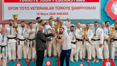 Ankara’da düzenlenen 2026 Judo Veteranlar Türkiye Şampiyonası’nda İskenderun’u temsil eden