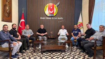 İSKENDERUN MADENİ İŞLER ODASI BAŞKANI ORDULU’DAN GAZETECİLER CEMİYETİ’NE ZİYARET İskenderun