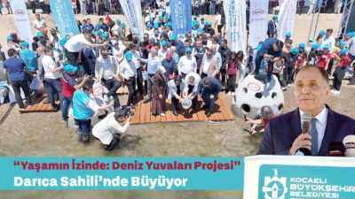 “Yaşamın İzinde: Deniz Yuvaları Projesi” Darıca Sahili’nde Büyüyor OYAK Çimento,