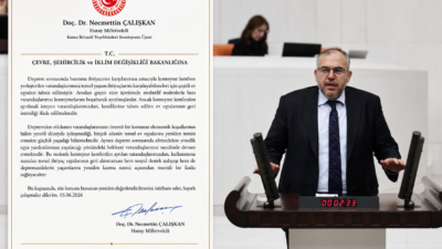 Saadet Partisi Hatay Milletvekili Doç. Dr. Necmettin Çalışkan, deprem sonrası