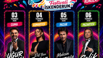 İSKENDERUN’DA “ULUSLARARASI 5 TEMMUZ KÜLTÜR, SANAT VE TURİZM FESTİVALİ” BAŞLIYOR