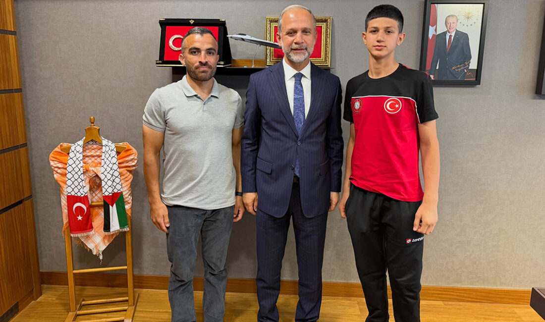MİLLETVEKİLİ ABDULKADİR ÖZEL MİLLİ SPORCU İSA TÜMENCİ’YE BAŞARILAR DİLEDİ  