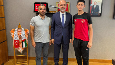 MİLLETVEKİLİ ABDULKADİR ÖZEL MİLLİ SPORCU İSA TÜMENCİ’YE BAŞARILAR DİLEDİ  