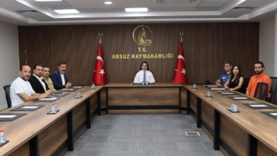 Burcu Yeral, XFEST 2026 hazırlıkları kapsamında Arsuz Kaymakamı Fatih Eroğlu