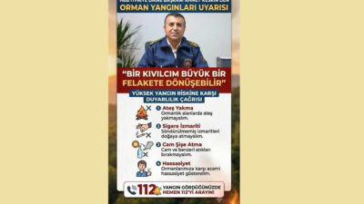 “BİR KIVILCIM BÜYÜK BİR FELAKETE DÖNÜŞEBİLİR” Hatay Büyükşehir Belediyesi İtfaiye