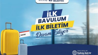 Hatay Büyükşehir Belediyesi (HBB) tarafından ilk kez üniversiteye gidecek öğrencilere