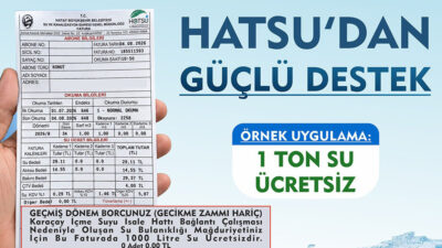 Hatay Büyükşehir Belediyesi (HBB), Karaçay İçme Suyu İsale Hattı bağlantı
