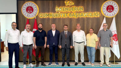 İskenderun Gazeteciler Cemiyeti (İGC) Yönetim Kurulu üyeleri, İskenderun Cumhuriyet Başsavcılığı