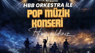 Hatay Büyükşehir Belediyesi (HBB) Orkestrası, pop müziğin sevilen eserlerinden oluşan