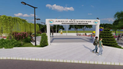 Arsuz Belediyesi, Hacıahmetli Mahallesi’nde vatandaşların sosyal yaşamını güçlendirecek iki yeni