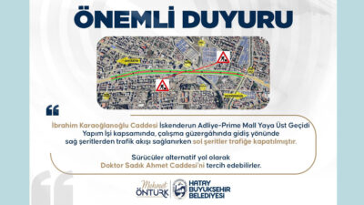 Hatay Büyükşehir Belediyesi (HBB), il genelinde trafiğin sağlıklı ve güvenli