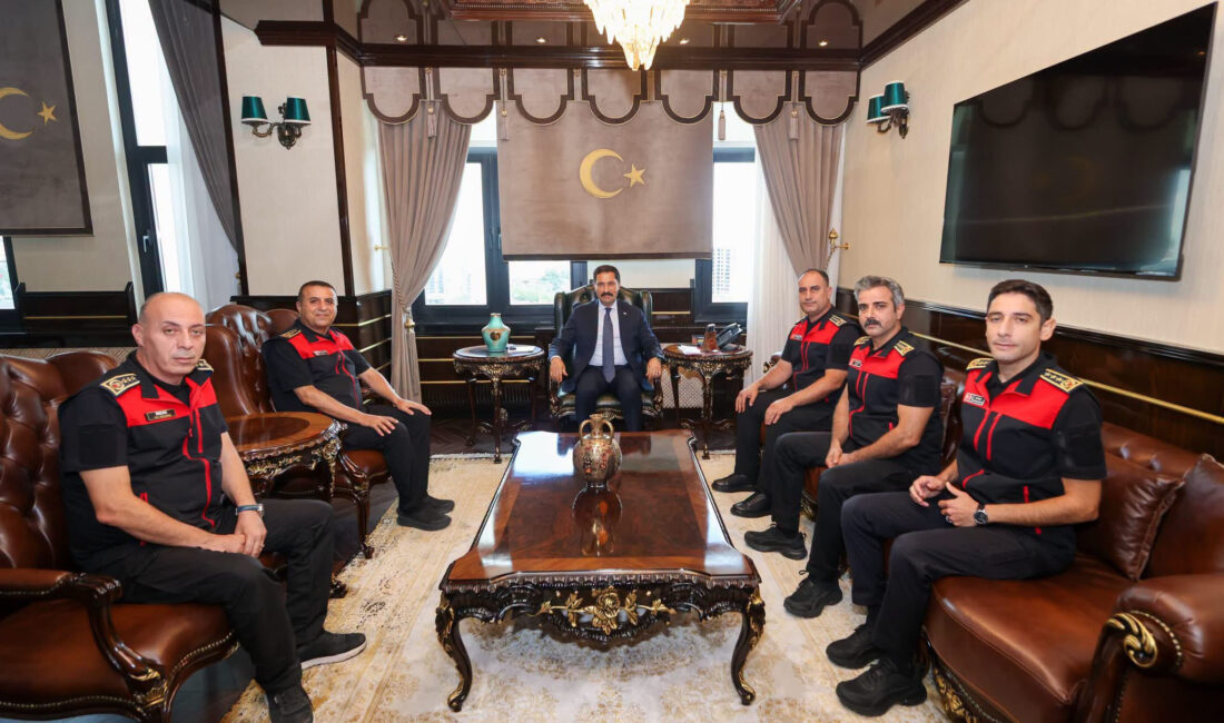 İtfaiye Haftası kapsamında, Hatay Büyükşehir Belediyesi İtfaiye Dairesi Başkanı Ahmet