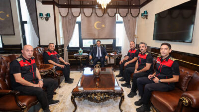 İtfaiye Haftası kapsamında, Hatay Büyükşehir Belediyesi İtfaiye Dairesi Başkanı Ahmet