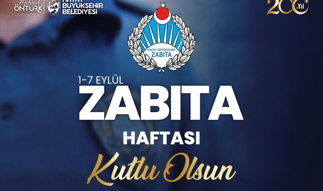 HBB, ZABITANIN 200 YILLIK HİKÂYESİNİ ÖZEL FİLMLE KUTLADI Hatay Büyükşehir Belediyesi (HBB), Zabıta Teşkilatının kuruluşunun 200. yıl dönümünü,