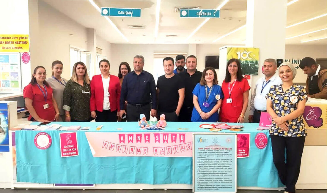 İskenderun Devlet Hastanesi’nde, “Bebek Dostu Hastane” yaklaşımı kapsamında anne sütü