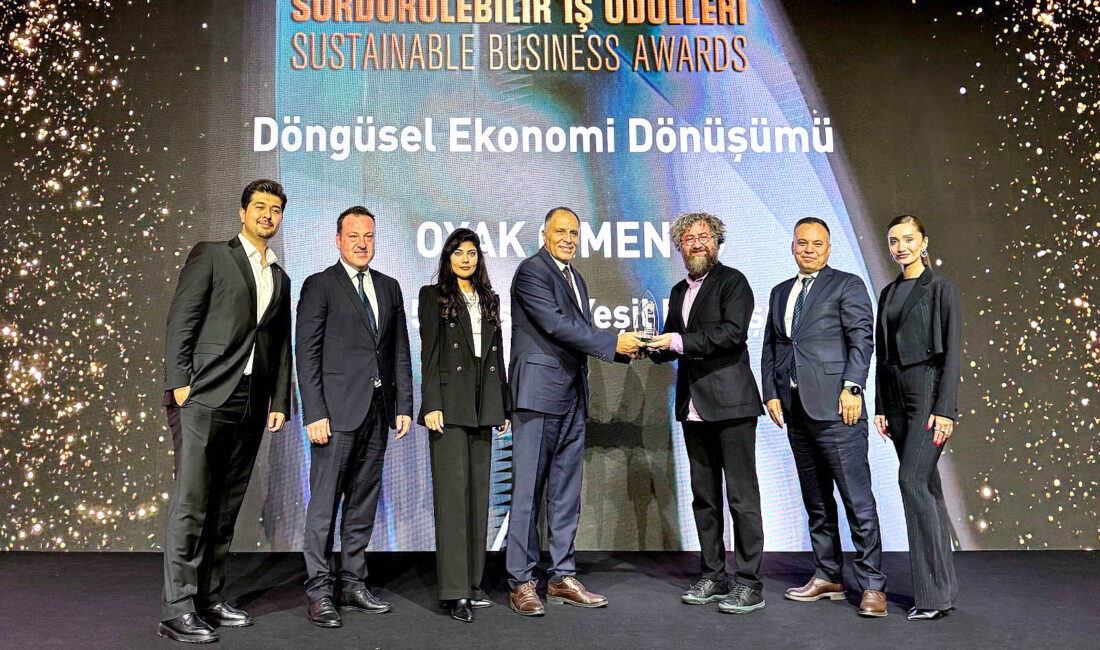 OYAK Çimento’ya “Döngüsel Ekonomi Dönüşümü” Ödülü OYAK Çimento, entegre çimento fabrikalarında hayata geçirdiği “red-5C Isıl Dönüşüm”